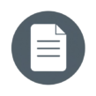 icone document dans un cercle illustrant Action Papiers